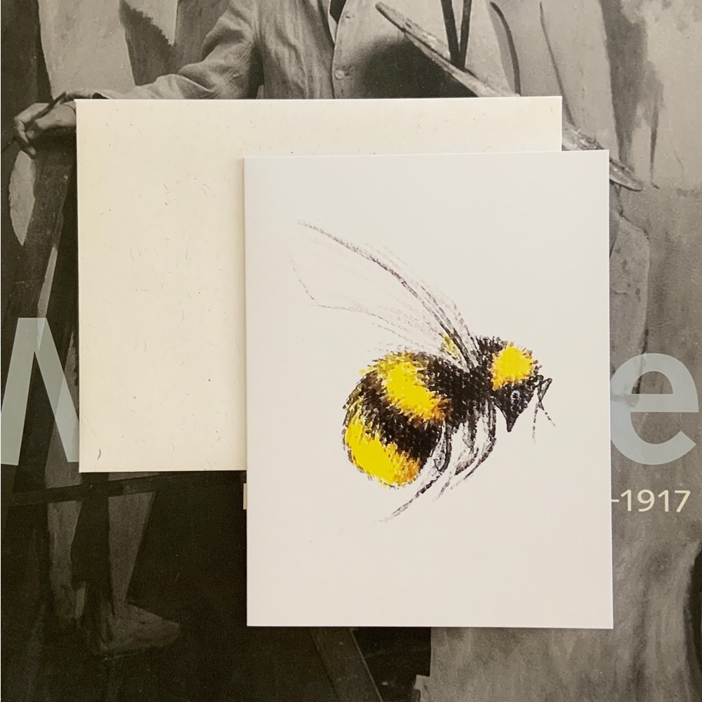 Boxed Set of 6 Note Cards. Acrylic Bumblebee 🐝